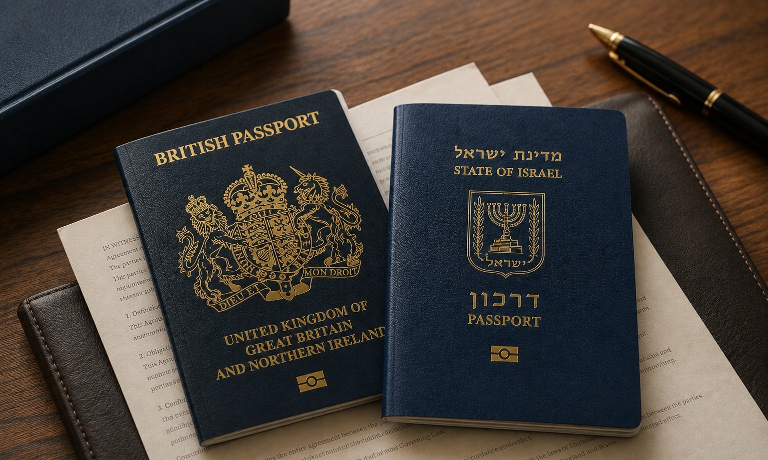 אזרחות כפולה: דרכון ישראלי ודרכון בריטי